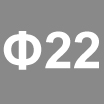 Отверстия размером 22 мм
