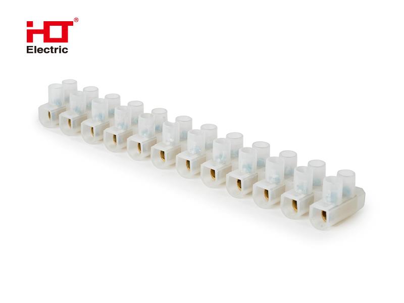 Зажим винтовой ЗВИ-6 0.75-4мм² 12пар(уп/1 шт.)белый HLT