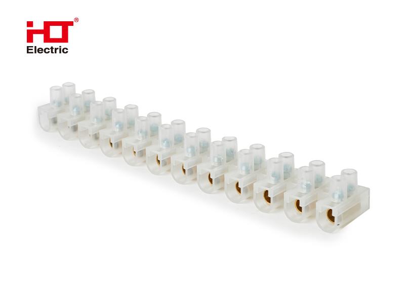 Зажим винтовой ЗВИ-10 1.5-6мм2 12пар(уп/1 шт.)белый HLT