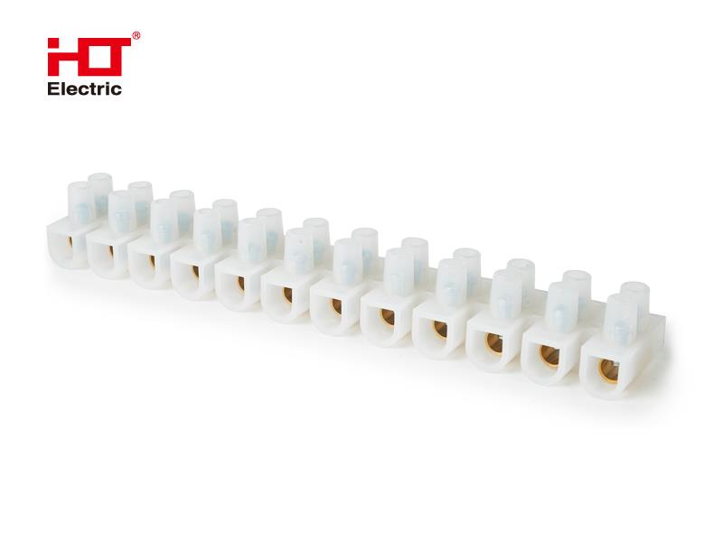 Зажим винтовой ЗВИ-20 1.5-6мм2 12пар(уп/1 шт.)белый HLT