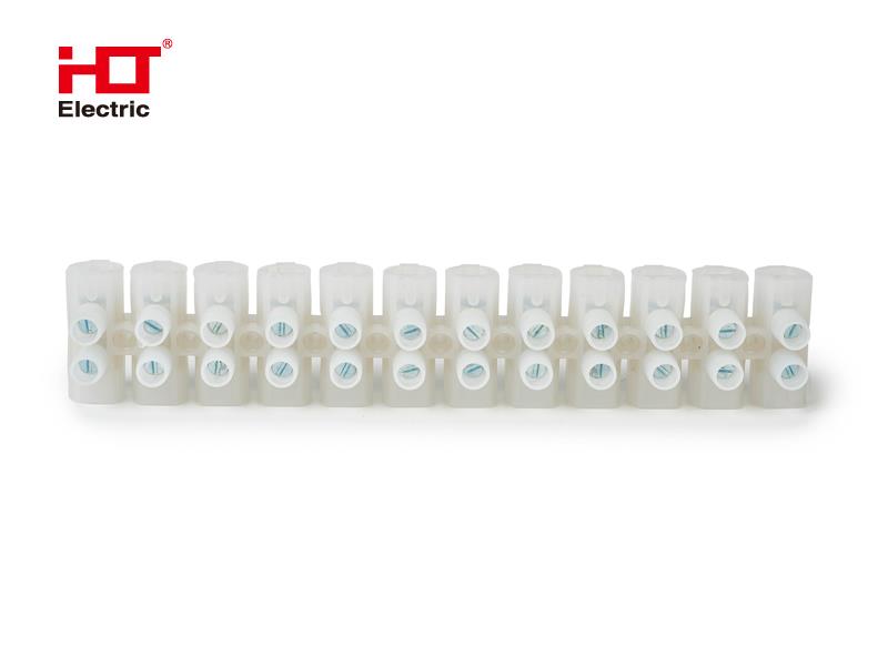 Зажим винтовой ЗВИ-30 1.5-10мм2 12пар(уп/1 шт.)белый HLT