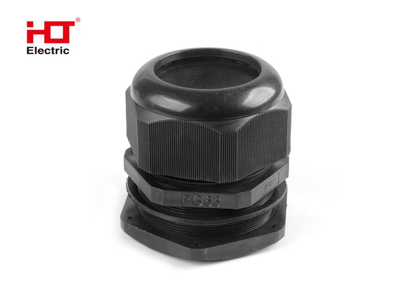 Сальники PG-63   диаметр проводника 40-52мм IP68-черный HLT