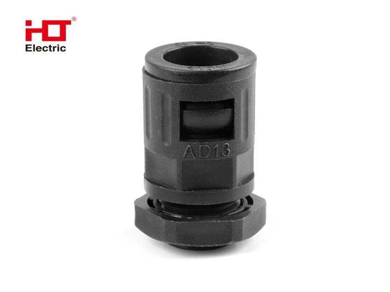 Нейлоновая муфта типа PGL на гофру-9 диаметр проводника AD13мм IP68 -черный HLT