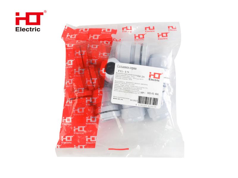 Сальники серии PG-19 IP68 (уп./10шт.) -белый HLT