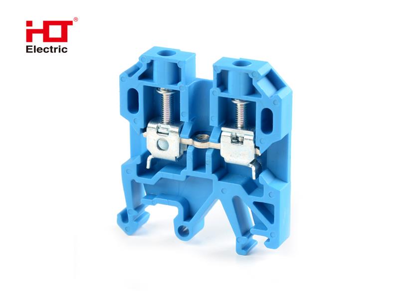 Зажим наборный JXB-4мм² (JXB35А) синий HLT