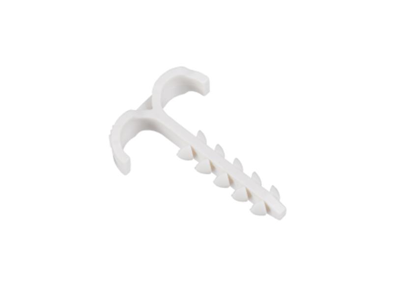 Дюбель-хомут Т-обр. 4-12мм нейлон белый (50шт/упак) HLT