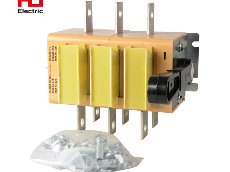 Выключатель-разъединитель ВР32-35А71220 2 направ.с д/г камерами несъемная левая/правая рукоятка HLT