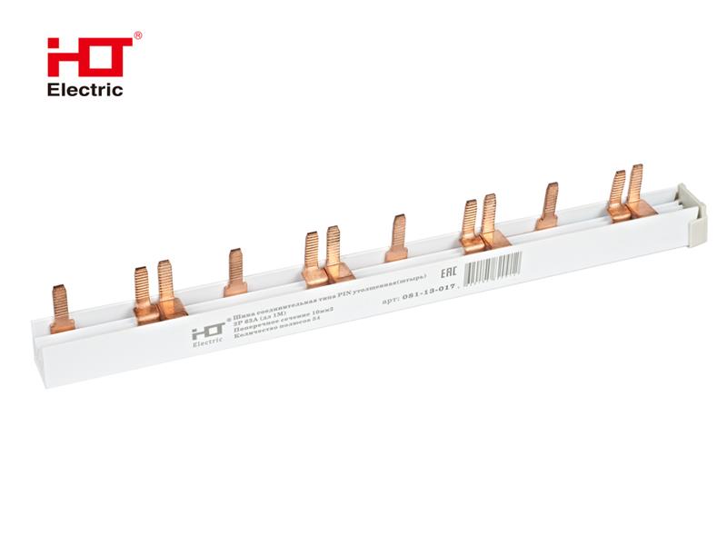 Шина соединительная типа PIN утолщенная (штырь) 3Р 63А (дл.1м)  HLT
