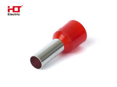 Наконечник-гильза Е10-12 10мм² с изолированным фланцем красный (уп./100 шт) HLT