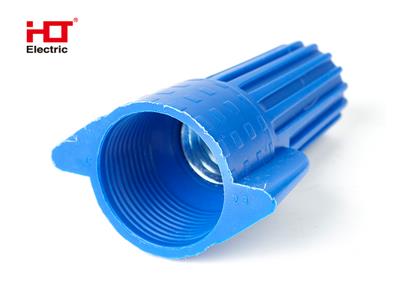 Соединительный изолирующий зажим СИЗ-K-4 20мм² с лепестками синий (уп./50 шт) HLT