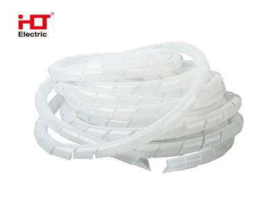 Лента спиральная монтажная пластиковая ЛСМ-10 белый (уп/10м) HLT