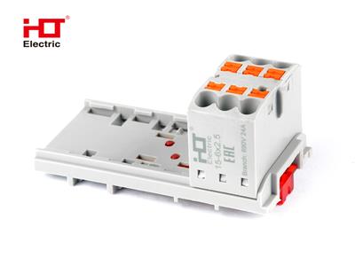 Распределительный Блок ПНК-15-6x2.5мм2 крепление PAD-NS15/35 HLT