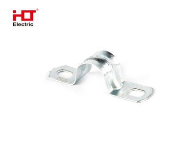 Скоба металлическая двухлапковая d 12-13 мм (уп./100шт.) HLT