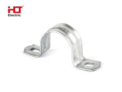 Скоба металлическая двухлапковая d 19-20 мм (уп./100шт.) HLT