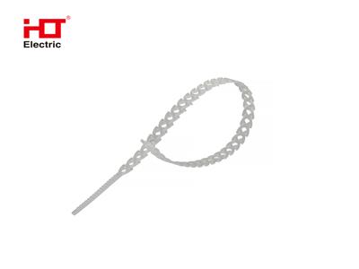 кабельная стяжка многозвеньевая 300х10мм белая (уп./20шт) HLT