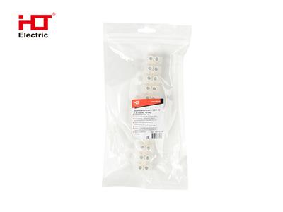 Зажим винтовой ЗВИ-30 1.5-10мм2 12пар（уп/1 шт.）белый HLT