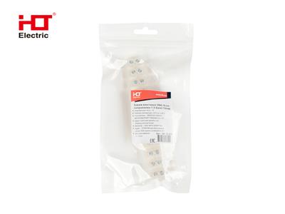 Зажим винтовой ЗВИ-15 полипропилен 1.5-6мм2 12пар 100°С белый (уп/1 шт.) HLT