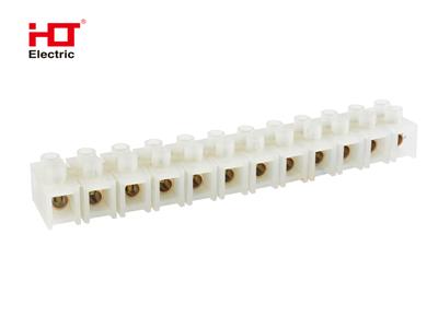 Зажим винтовой ЗВИ-150 полипропилен 10-35мм² 12пар 100°С белый HLT